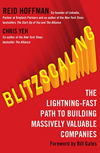 Product Cover Blitzscaling: The Lightning-Fast Path to Building Massively