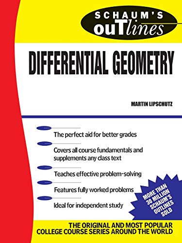 Product Cover Schaum's Outline of Differential Geometry (Schaum's)