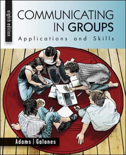 Product Cover Communicating in Groups: Applications and Skills