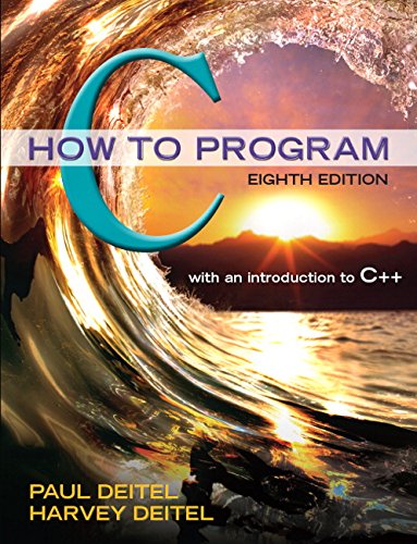 Product Cover C How to Program