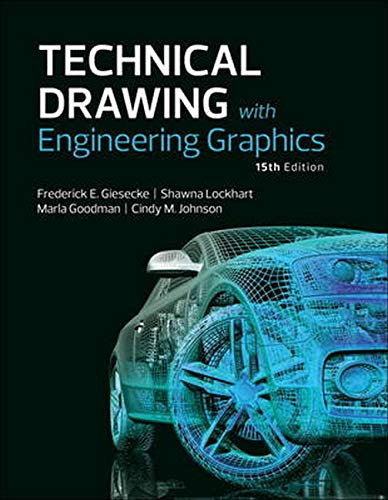 Product Cover Technical Drawing with Engineering Graphics (15th Edition)