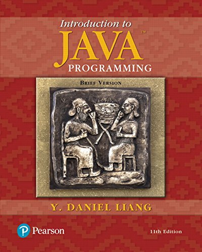 Product Cover Introduction to Java Programming, Brief Version (11th Edition)