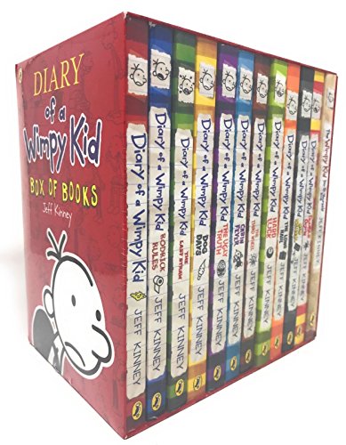 Product Cover Diary of a Wimpy Kid 12 Books Complete Collection Set New(Diary Of a Wimpy Kid,Rodrick Rules,The Last Straw,Dog Days,The Ugly Truth,Cabin Fever,The Third Wheel,Hard Luck,The Long Haul,Old School..etc