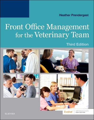 Product Cover Front Office Management for the Veterinary Team