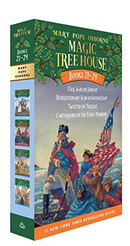 Product Cover Magic Tree House Volumes 21-24 Boxed Set: American History Quartet (Magic Tree House (R))