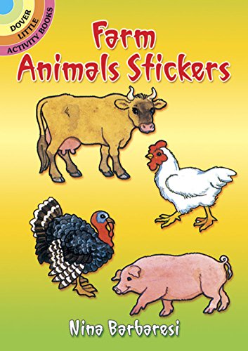 Product Cover Farm Animals Stickers (Dover Little Activity Books Stickers)