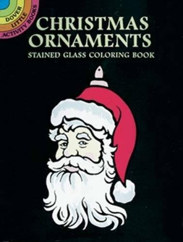 Product Cover Christmas Ornaments Stained Glass Coloring Book (Dover Stained Glass Coloring Book)