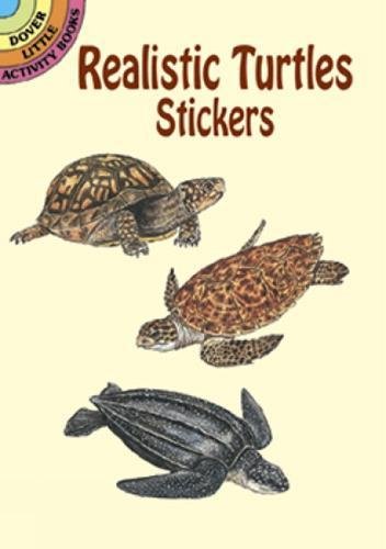 Product Cover Realistic Turtles Stickers (Dover Little Activity Books Stickers)