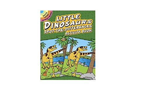 Product Cover Little Dinosaurs Spot-the-Differences Activity Book (Dover Little Activity Books)