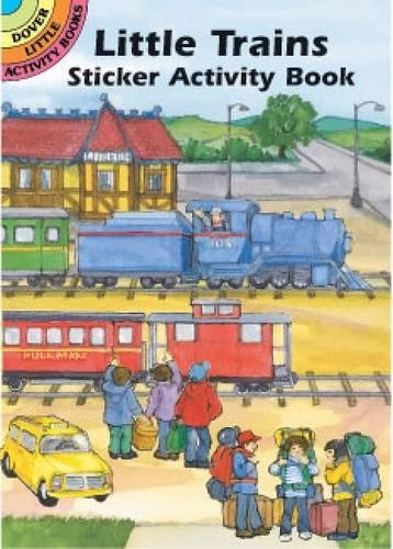 Product Cover Little Trains Sticker Activity Book (Dover Little Activity Books Stickers)