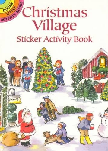 Product Cover Christmas Village Sticker Activity Book (Dover Little Activity Books Stickers)