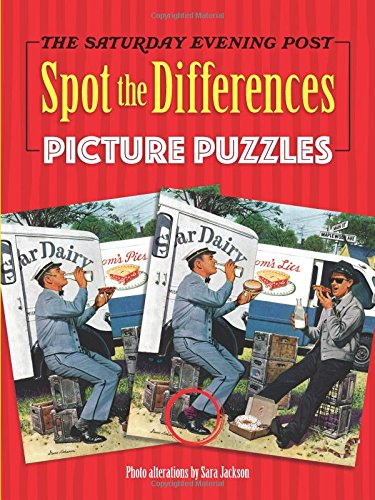 Product Cover The Saturday Evening Post Spot the Differences Picture Puzzles (Dover Children's Activity Books)
