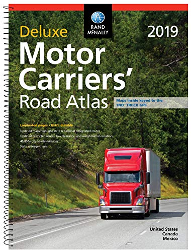 Product Cover Rand McNally 2019 Deluxe Motor Carriers' Road Atlas (Rand McNally Motor Carriers' Road Atlas)