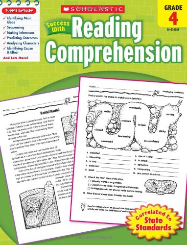 Product Cover Scholastic Success With Reading Comprehension, Grade 4