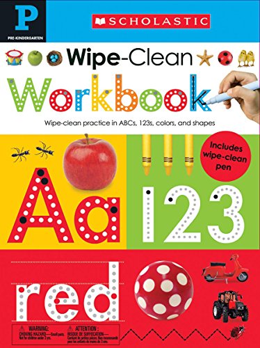 Product Cover Scholastic Early Learners: Wipe Clean Workbooks: Pre-K