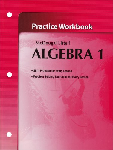 Product Cover Holt McDougal Larson Algebra 1: Practice Workbook