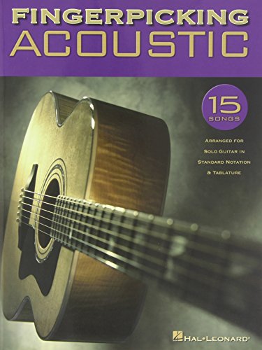 Product Cover Fingerpicking Acoustic: 15 Songs Arranged for Solo Guitar in Standard Notation & Tab