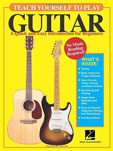 Product Cover Teach Yourself to Play Guitar: A Quick and Easy Introduction for Beginners