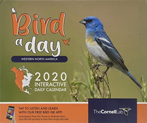 Product Cover Bird a Day 2020 Interactive Daily Calendar Western North America (Cornell Lab of Ornithology)