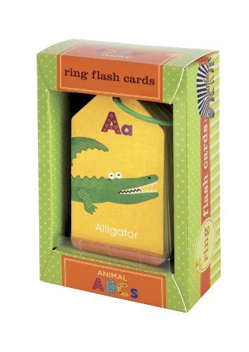 Product Cover Mudpuppy Animal ABCs Flash Cards for Ages 3 to 7 - Fun Illustrations on Two-Sided Flash Cards Help Kids Learn Alphabet