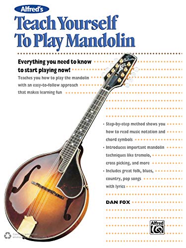 Product Cover Alfred's Teach Yourself to Play Mandolin: Everything You Need to Know to Start Playing Now! (Teach Yourself Series)