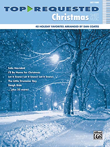Product Cover Top-Requested Christmas Sheet Music: Easy Piano (Top-Requested Sheet Music)