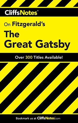 Product Cover CliffsNotes on Fitzgerald's The Great Gatsby