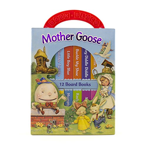 Product Cover Mother Goose Deluxe My First Library 12 Board Book Block - PI Kids