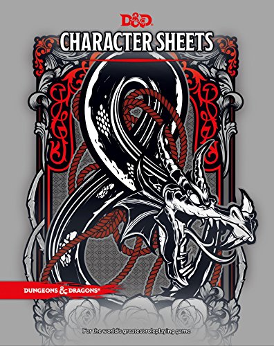 Product Cover D&D Character Sheets (Dungeons & Dragons)