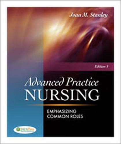 Product Cover Advanced Practice Nursing: Emphasizing Common Roles