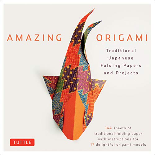 Product Cover Amazing Origami Kit: Traditional Japanese Folding Papers and Projects [144 Origami Papers with Book, 17 Projects]