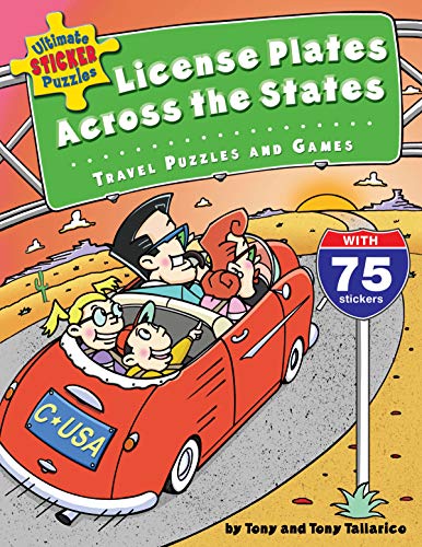 Product Cover Ultimate Sticker Puzzles: License Plates Across the States: Travel Puzzles and Games