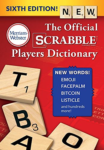 Product Cover The Official SCRABBLE Players Dictionary, Sixth Ed. (Jacketed Hardcover) 2018 Copyright