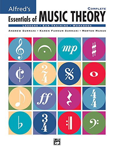 Product Cover Alfred's Essentials of Music Theory, Complete (Lessons * Ear Training * Workbook)-------------- (CD's Not Included)