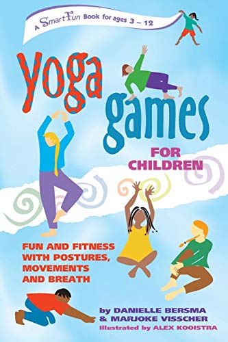 Product Cover Yoga Games for Children: Fun and Fitness with Postures, Movements and Breath (SmartFun Activity Books)