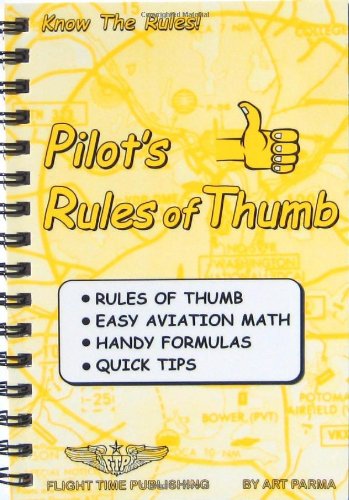Product Cover Pilot's rules of thumb: Rules of thumb, easy aviation math, handy formulas, quick tips