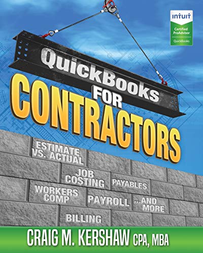 Product Cover QuickBooks for Contractors (QuickBooks How to Guides for Professionals)