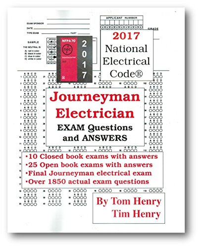 Product Cover 2017 Journeyman Exam Questions and Answers by Tom Henry