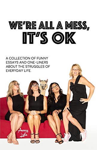 Product Cover We're All a Mess, It's Ok: A Collection of Funny Essays and One-Liners about the Struggles of Everyday Life