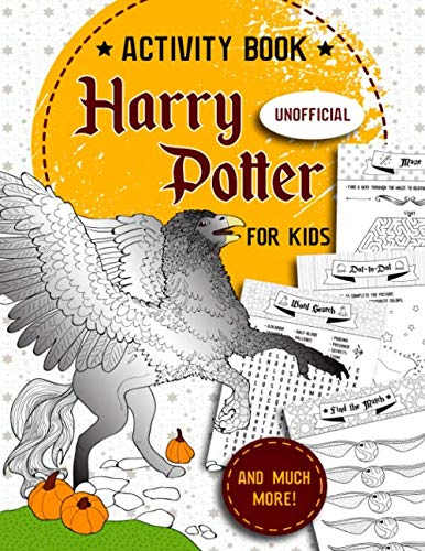Product Cover Harry Potter Activity Book For Kids: Find the Match, Dot-To-Dot, Word Search, Maze, Color by Number and So Many More Inside!