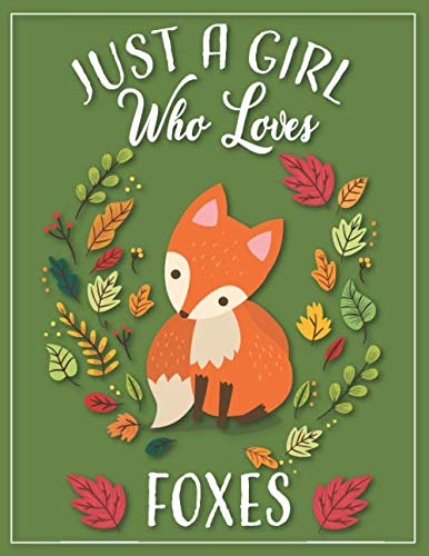 Product Cover Red Fox Sketchbook - Fox Sketch Book: A blank fox sketch pad, fox gifts for women, fox gift for kids, fox gifts for girls, fox stuff, Just a girl who ... pad, fox themed gift, red fox kids book