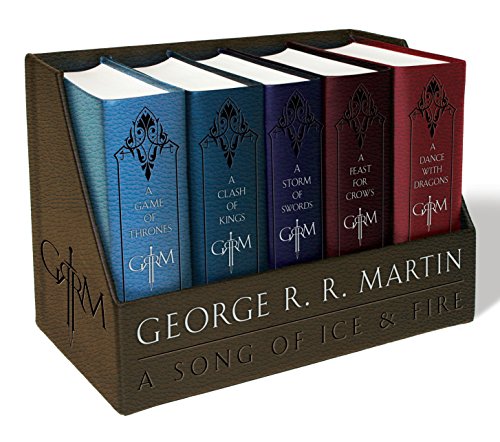 Product Cover A Game of Thrones / A Clash of Kings / A Storm of Swords / A Feast for Crows / A Dance with Dragons (Song of Ice and Fire Series) (A Song of Ice and Fire)