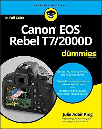 Product Cover Canon EOS Rebel T7/2000D For Dummies (For Dummies (Computer/Tech))