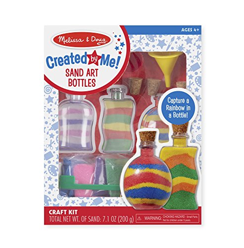 Product Cover Melissa & Doug Sand Art Bottles Craft Kit (3 Bottles, 6 Bags of Colored Sand, Design Tool, Great Gift for Girls and Boys - Best for 4, 5, 6, 7, 8 Year Olds and Up)