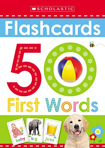 Product Cover Flashcards: 50 First Words (Scholastic Early Learners)