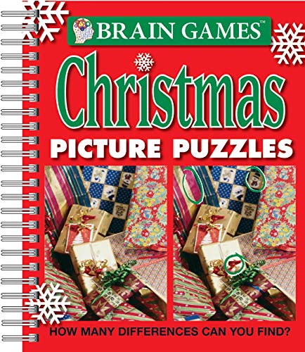 Product Cover Brain Games - Christmas Picture Puzzles: How Many Differences Can You Find? (Brain Games - Picture Puzzles)