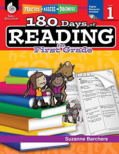 Product Cover 180 Days of Reading for First Grade (Grade 1): Practice, Assess, Diagnose (180 Days of Practice)