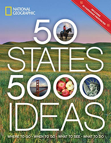 Product Cover 50 States, 5,000 Ideas: Where to Go, When to Go, What to See, What to Do