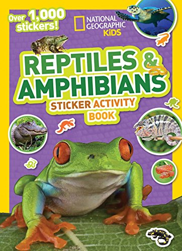Product Cover National Geographic Kids Reptiles and Amphibians Sticker Activity Book (NG Sticker Activity Books)