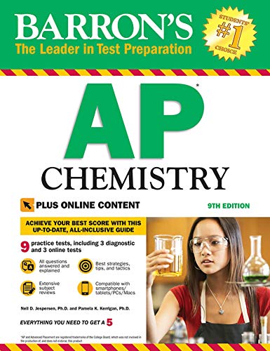 Product Cover Barron's AP Chemistry with Online Tests (Barron's Test Prep)